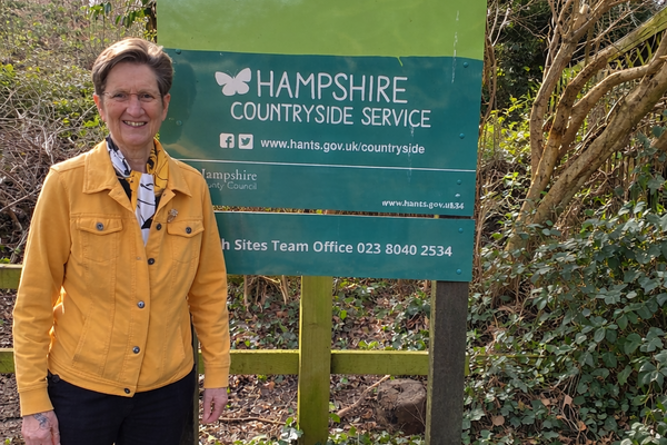 Chrissie at Wicor shore