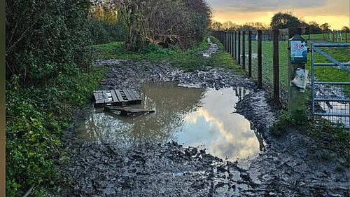 Mudbath at Wicor Copse