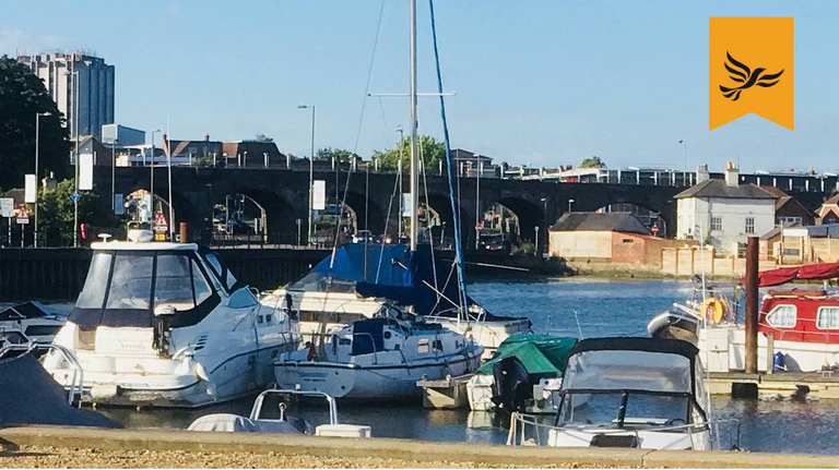 Town Quay with logo