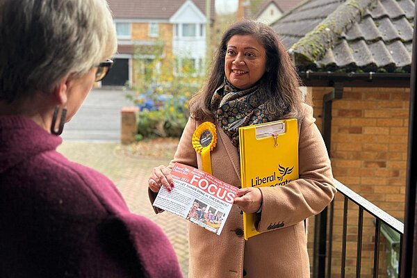 Gayathri canvassing